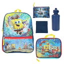 X|W{u obO obNpbN bNTbN J[gD[lbg[N Bioworld Spongebob Squarepants Kids Cartoon Movie 5-Piece Backpack accessories Set for boysX|W{u obO obNpbN bNTbN J[gD[lbg[N