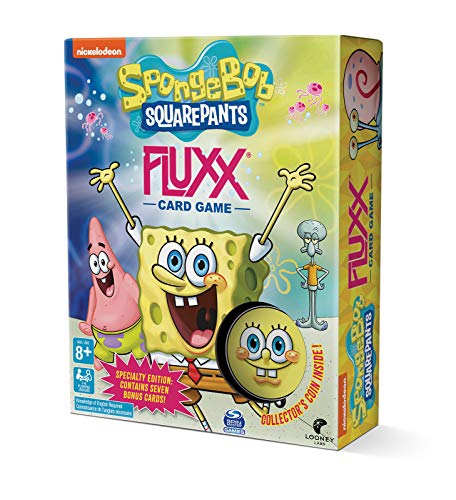 スポンジボブ カートゥーンネットワーク Spongebob キャラクター アメリカ限定多数 Looney Labs Spongebob Fluxx Card Game - Bikini Bottom Adventure with Hilarious Gameplayスポンジボブ …