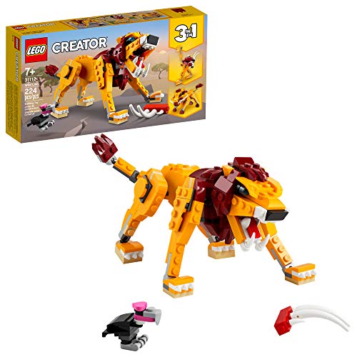 レゴ クリエイター LEGO Creator 3in1 Wild Lion 31112 3in1 Toy Building Kit Featuring Animal Toys for Kids, New 2021 (224 Pieces)レゴ クリエイター