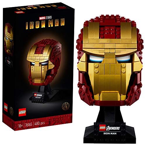 쥴 LEGO Marvel Avengers Iron Man Helmet 76165; Brick Iron Man-Mask for...