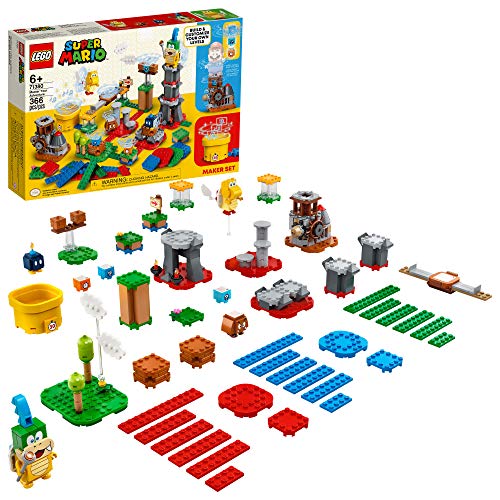 S LEGO Super Mario Master Your Adventure Maker Set 71380 Building Kit; Collectible Gift Toy Playset for Creative Kids, New 2021 (366 Pieces)S