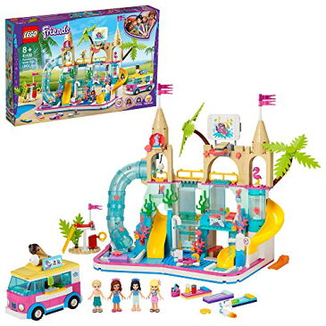 レゴ フレンズ 【送料無料】LEGO Friends Summer Fun Water Park 41430 Set Featuring Friends Stephanie, Emma, Olivia and Mason Buildable Mini-Doll Figures, Perfect Set for Creative Play (1,001 Pieces)レゴ フレンズ