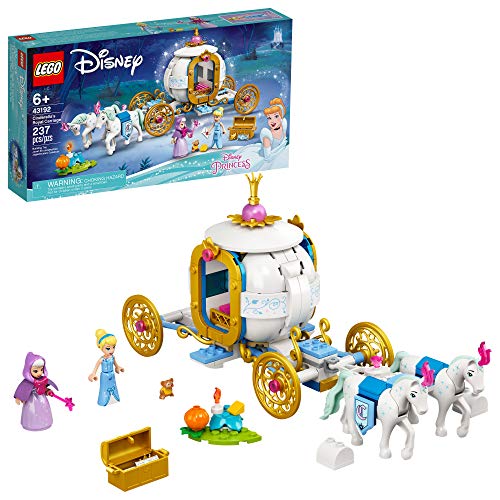 レゴ ディズニープリンセス LEGO Disney Cinderella’s Royal Carriage 43192; Creative Building Kit That Makes a Great Gift, New 2021 (237 Pieces)レゴ ディズニープリンセス