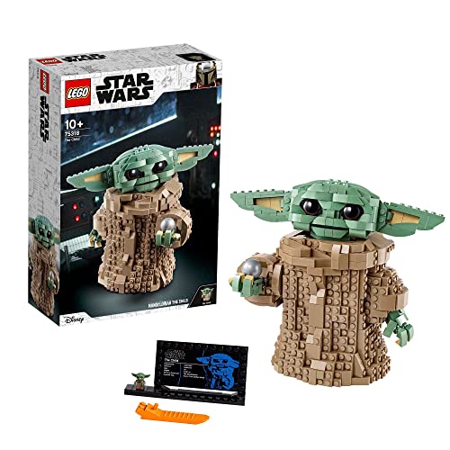 レゴ スターウォーズ LEGO 75318 Star Wars: The Mandalorian The Child Baby Yoda Figure Building Toy, Collectible Kids 039 Room Decoration with Minifigure, Gift Idea for Kids, Boys, Girls Teenagersレゴ スターウォーズ