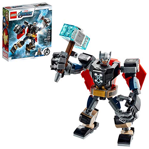 レゴ クラシック レゴ LEGO Marvel Avengers Classic Thor Mech Armor 76169 Cool Thor Hammer Playset; Superhero Building Toy for Kids, New 2020 (139 Pieces)レゴ