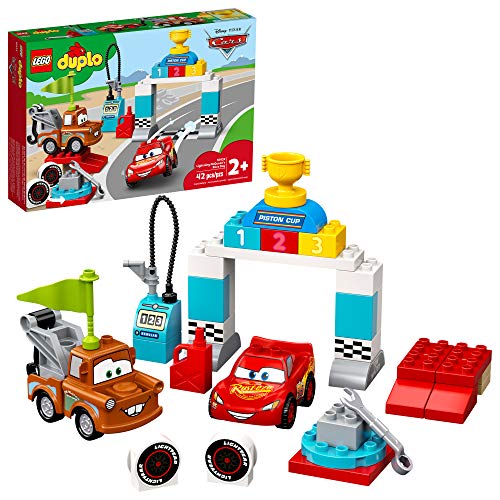 レゴ デュプロ LEGO DUPLO Disney and Pixar Cars Lightning McQueen 039 s Race Day 10924 Toddler Toy with Lightning McQueen and Mater Great Gift for Kids Who Love Race Car Toys and Tow Trucks, New 2020 (42 Pieces)レゴ デュプロ