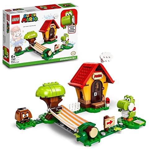 レゴ LEGO 71367 Super Mario House & Yoshi Expansion Set Buildable Toy Game, Gifts for Girls & Boys Age 6 Plus Years Old with Yoshi and Goomba Figuresレゴ