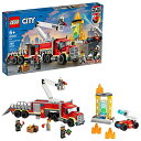 レゴ シティ LEGO City Fire Command Unit 60282 Building Kit; Fun Firefighter Toy Build...