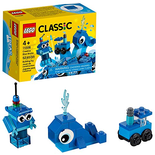 レゴ LEGO Classic Creative Blue Bricks 11006 Kids’ Building Toy Starter Set with Blue Bricks to Inspire Imaginative Play (52 Pieces)レゴ