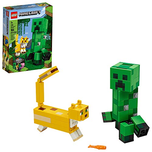 レゴ マインクラフト 【送料無料】LEGO Minecraft Creeper BigFig and Ocelot Characters 21156 Buildable Toy Minecraft Figure Gift Set for Play and Decoration, New 2020 (184 Pieces)レゴ マインクラフト