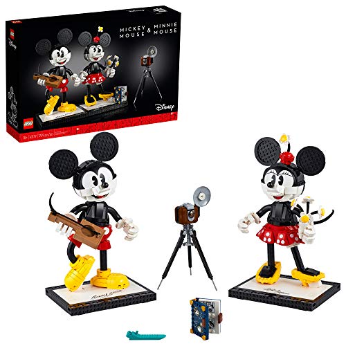 レゴ LEGO Disney Mickey Mouse & Minnie Mouse Buildable Characters (43179), Classic-Style Mickey Mouse Collectible Adult Building Kit, New 2021 (1,739 Pieces)レゴ