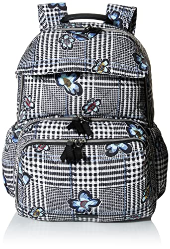 Fubh[ xubh[ AJ t_B}CA~ { Vera Bradley Women's Performance Twill Backpack Baby Diaper Bag, Bedford Plaid, One SizeFubh[ xubh[ AJ t_B}CA~ {