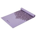 K}bg tBbglX Gaiam Yoga Mat Premium Print Non Slip Exercise & Fitness Mat for All Types of Yoga, Pilates & Floor Workouts, New Lilac Sundial, 5mm, 68