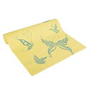 ヨガマット フィットネス Wai Lana Yoga and Pilates Mat (Butterfly, Cream)- 1/4 Inch Extra Th...