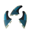 サーフィン フィン マリンスポーツ TOPWAYS Fiberglass+Honeycomb Surfboard Fin (3) Glass Flex Thru...