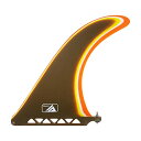 サーフィン フィン マリンスポーツ AQUBONA Surfboard Longboard Fin 7 8 9 10 Inch Single Fin - Cen...