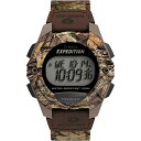 腕時計 タイメックス メンズ Timex x Men's Expedition Digital CAT 40mm Watch ? Break-Up Country Camo Fabric Strap腕時計 タイメックス メンズ