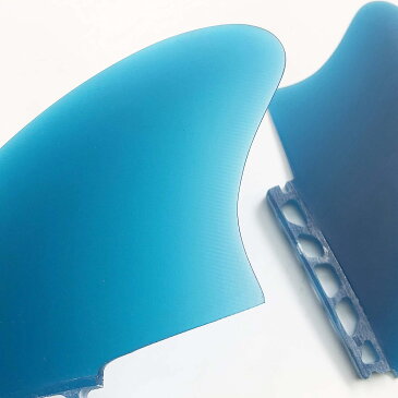 サーフィン フィン マリンスポーツ 【送料無料】AQUBONA Futures Twin Keel Fins - Twin Fin Fish Surfboard Fins Twin Keels - Smooth Fiberglass Flex (Blue B)サーフィン フィン マリンスポーツ