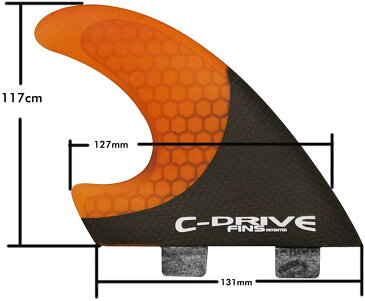 サーフィン フィン マリンスポーツ 【送料無料】CISIBOOK FCS Base Carbon Fiber and Honeycomb Surfboard Fins Twins Fins (Orange,03)サーフィン フィン マリンスポーツ