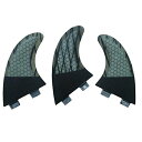 サーフィン フィン マリンスポーツ UPSURF Surfboard Tri Fin Double Tabs Fins Carbon S/M Size Thru...