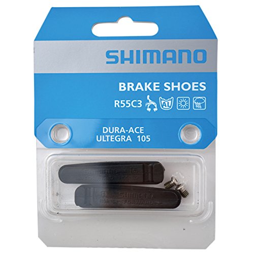 ֥졼 ѡ ž ݡͥ  R55C3 SHIMANO Unisex Adult BR-7900 R55c3 Replacement Cartridges (Pack of 2) - Black, One Size֥졼 ѡ ž ݡͥ  R55C3