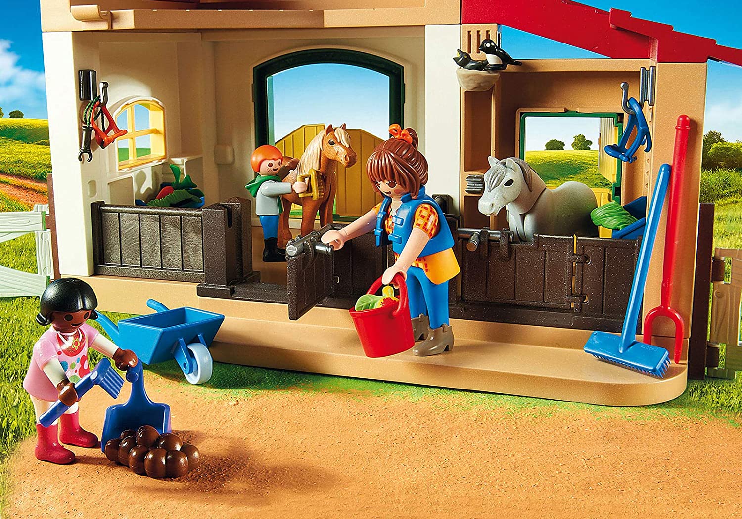 プレイモービル ブロック 組み立て 組み立て 知育玩具 ドイツ 知育玩具 送料無料 Playmobil Pony ブロック Farmプレイモービル ブロック 組み立て 知育玩具 ドイツ Angelica無料ラッピングでプレゼントや贈り物にも 逆輸入並行輸入送料込