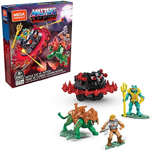 メガブロック メガコンストラックス 組み立て 知育玩具 Mega Construx Masters of The Universe Battle Cat Vs. Rotonメガブロック メガコンストラックス 組み立て 知育玩具