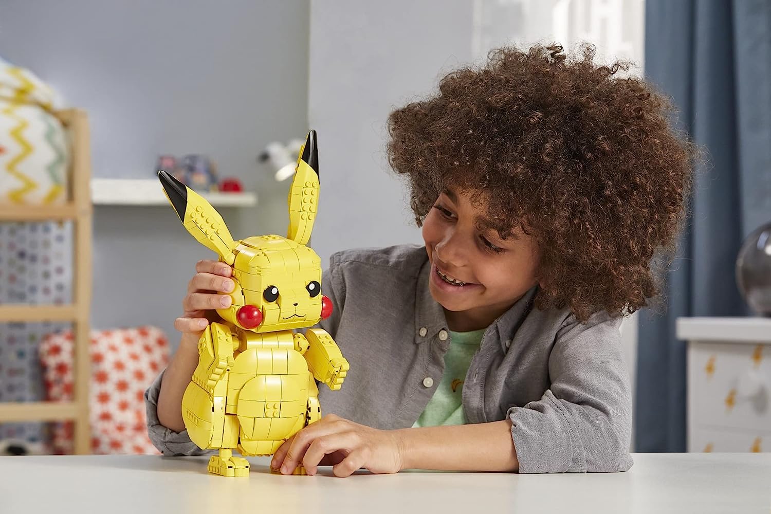 メガブロック メガコンストラックス 組み立て 知育玩具 MEGA Pok?mon Action Figure Building Toy Set for Kids, Jumbo Pikachu with 806 Pieces, 12 Inches Tall, Age 8+ Years Oldメガブロック メガコンストラックス 組み立て 知育玩具 2