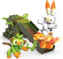 メガブロック メガコンストラックス 組み立て 知育玩具 Mega Construx Pokemon Grookey vs. Scorbunny Figure Building Setメガブロック メガコンストラックス 組み立て 知育玩具 3