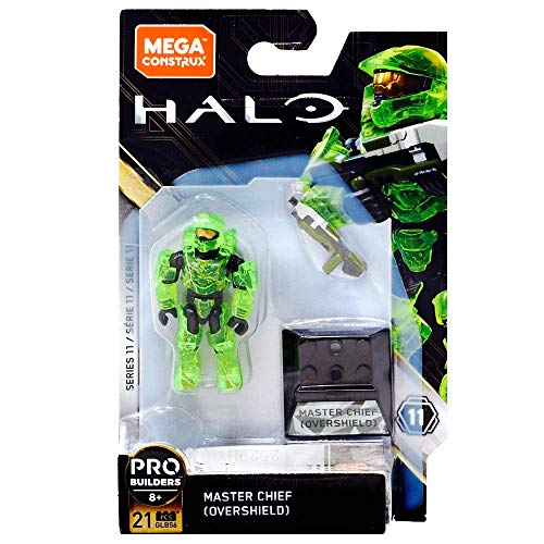 メガブロック メガコンストラックス ヘイロー 組み立て 知育玩具 Mega Construx Halo Heroes Probuilder Series 11 Master Chief (Overshield) Figureメガブロック メガコンストラックス ヘイロー 組み立て 知育玩具