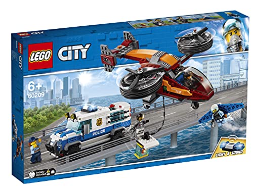 S VeB Lego City Police Sky Police Diamond Heist Playset, Toy Helicopter & Truck, Police Toys for KidsS VeB