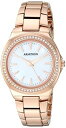 rv A[~g fB[X Armitron Women's 75/5676MPRG Genuine Crystal Accented Rose Gold-Tone Bracelet Watchrv A[~g fB[X