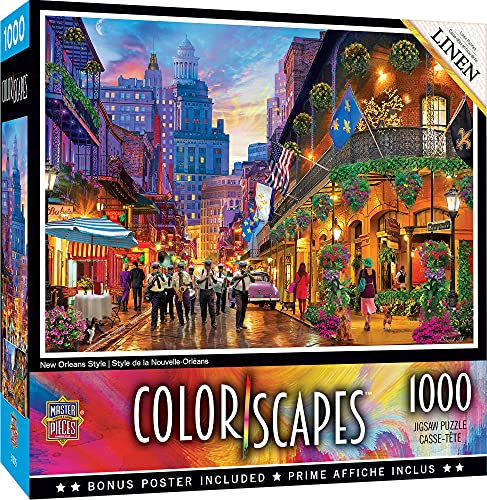 ジグソーパズル 海外製 アメリカ MasterPieces 1000 Piece Jigsaw Puzzle for Adults, Family, Or Kids - New Orleans Style - 19.25"x26.75"ジグソーパズル 海外製 アメリカ