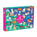 ジグソーパズル 海外製 アメリカ Mudpuppy Cats and Dogs Double-Sided Puzzle, 100 Pieces, 22”x16....