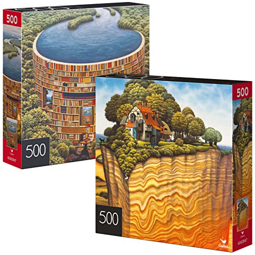 ジグソーパズル 海外製 アメリカ Spin Master Games 2-Pack of 500-Piece Jigsaw Puzzles, Bibliodame 1 and 2 | Puzzles for Adults and Kids Ages 8+ジグソーパズル 海外製 アメリカ