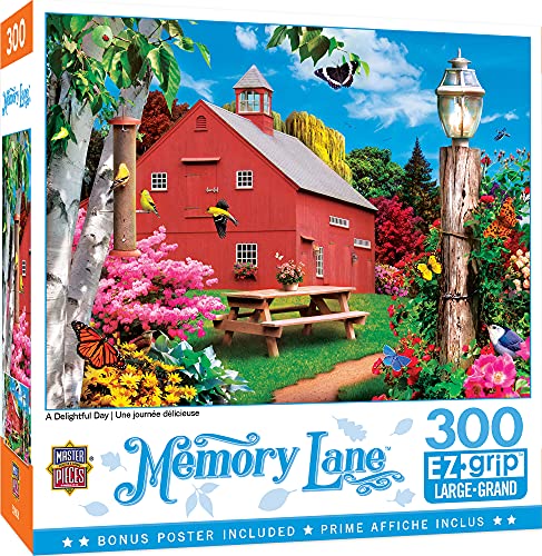 ジグソーパズル 海外製 アメリカ Masterpieces 300 Piece EZ Grip Jigsaw Puzzle - A Delightful Day - 18"x24"ジグソーパズル 海外製 アメリカ