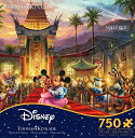 ジグソーパズル 海外製 アメリカ Ceaco - Thomas Kinkade - Disney Dreams Collection - Mickey and Minnie Hollywood - 750 Piece Jigsaw Puzzleジグソーパズル 海外製 アメリカ