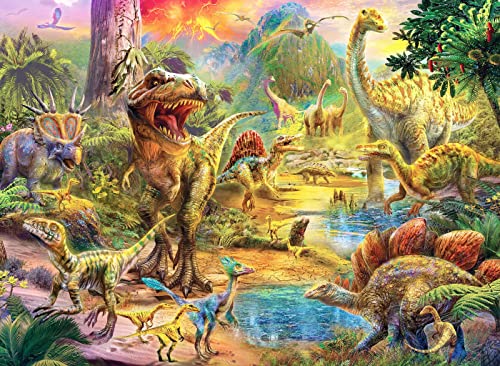 ジグソーパズル 海外製 アメリカ Anatolian ANA3603 Puzzle: 500 Landscape of Dinosaurs, Brown/Aジグソーパズル 海外製 アメリカ