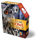 ジグソーパズル 海外製 アメリカ Madd Capp Puzzles - I AM Owl - 550 Pieces - Animal Shaped Jigsa...