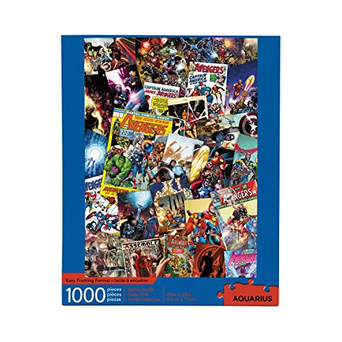 ѥ  ꥫ AQUARIUS Marvel Puzzle Cast (1000 Piece Jigsaw Puzzle) - Officially Licensed Marvel Merchandise &Collectibles - Glare Free - Precision Fit - 20 x 28 Inchesѥ  ꥫ