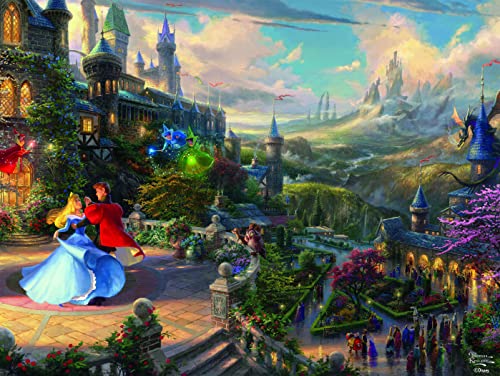 ジグソーパズル 海外製 アメリカ Ceaco - Thomas Kinkade - Disney Dreams Collection - Sleeping Beauty Enchanted - 750 Piece Jigsaw Puzzleジグソーパズル 海外製 アメリカ