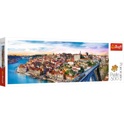 WO\[pY CO AJ Trefl Panorama Porto, Portugal 500 Piece Jigsaw Puzzle Red 26