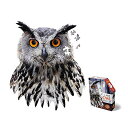 ジグソーパズル 海外製 アメリカ Madd Capp Puzzles - I AM Owl - 300 Pieces - Animal Shaped Jigsa...