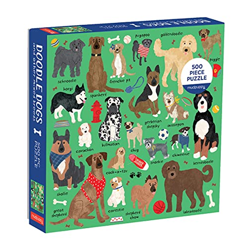 ジグソーパズル 海外製 アメリカ Doodle Dog And Other Mixed Breeds 500 Piece Family Puzzleジグソーパズル 海外製 アメリカ
