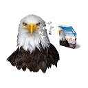 ジグソーパズル 海外製 アメリカ Madd Capp Puzzles - I AM Eagle - 300 Pieces - Animal Shaped Jig...