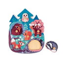 ジグソーパズル 海外製 アメリカ Janod Happy Forest Wood Peg Puzzle - 6 Pieces - Ages 18 Months+...