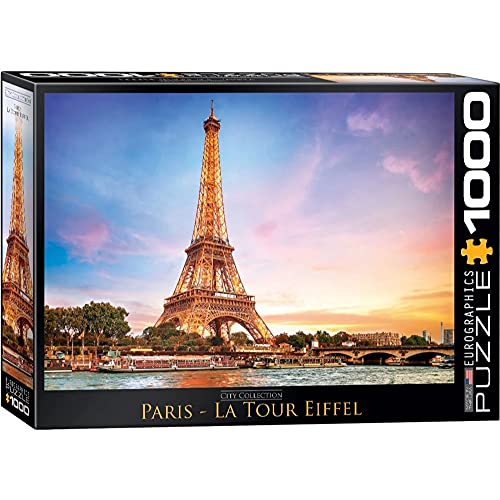 WO\[pY CO AJ EuroGraphics Paris Eiffel Tower Puzzle (1000 Piece), Model:6000-0765WO\[pY CO AJ