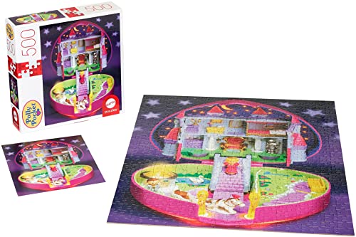 ジグソーパズル 海外製 アメリカ Mattel Games Polly Pocket Mattel Jigsaw Puzzle with 500 Interlocking Pieces & Mini-Poster, Image of Micro Doll Playset, For Collectors & Kids Ages 8 Years Old & Upジグソーパズル 海外製 アメリカ