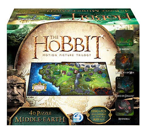 ѥ  ꥫ 4D Cityscape Hobbit Middle Earth 3D Time Puzzle (1390 Piece)ѥ  ꥫ