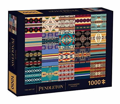 ジグソーパズル 海外製 アメリカ Chronicle Books The Art of Pendleton Patchwork 1000-Piece Jigsaw ..